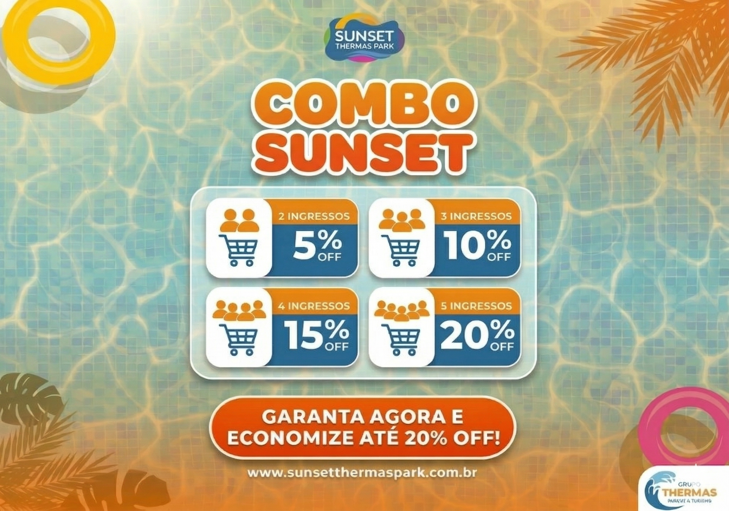 Combo Sunset - Garanta agora e economize até 20% OFF